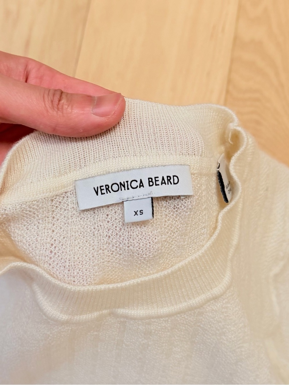 Veronica Beard Women’s Cheval Merino Wool Pullover Sweater - Picture 4 of 5